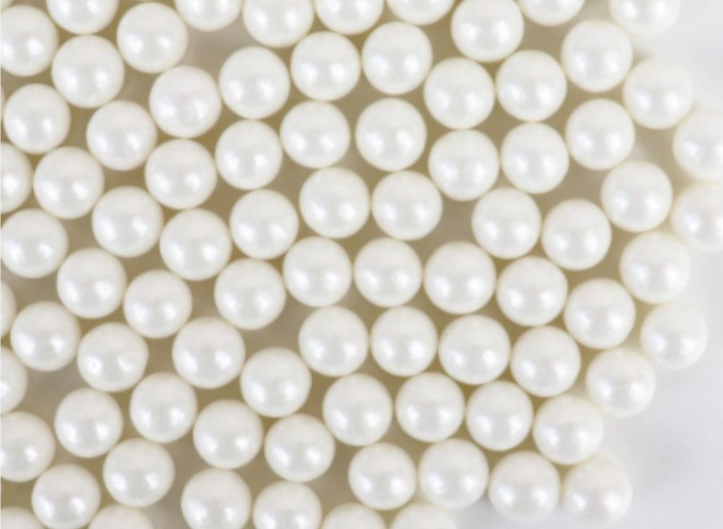10mm Pearl White Pearl Sprinkles
