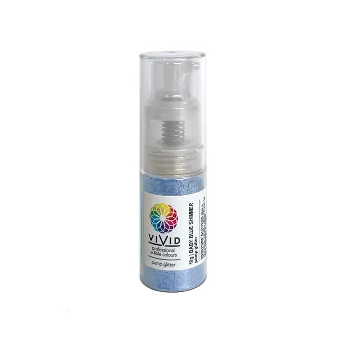 Vivid Edible Shimmer Pump - Baby Blue