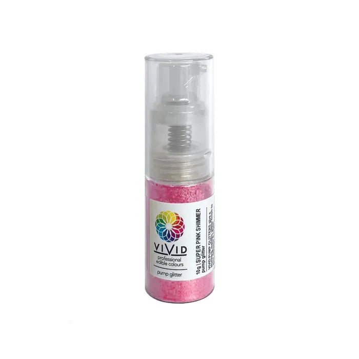 Vivid Edible Shimmer Pump - Super Pink