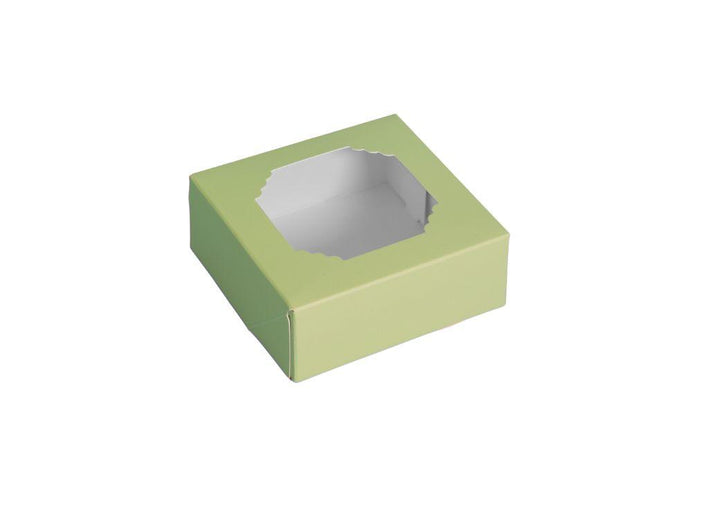 Scalloped Small Treat Box 5pk - Green