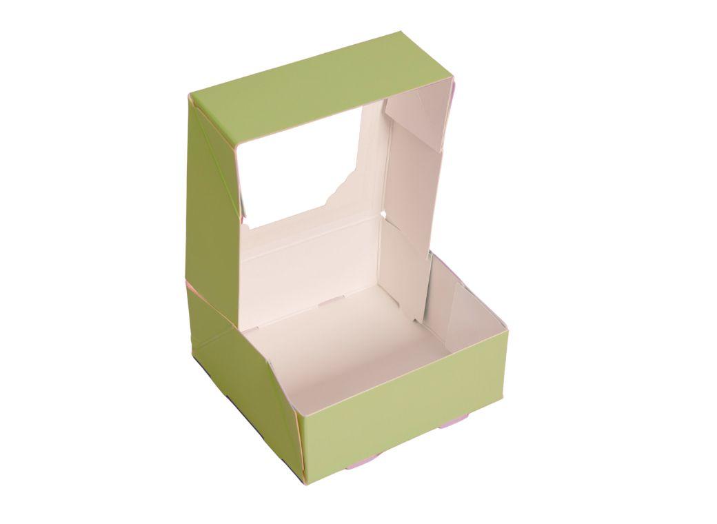 Scalloped Small Treat Box 5pk - Green