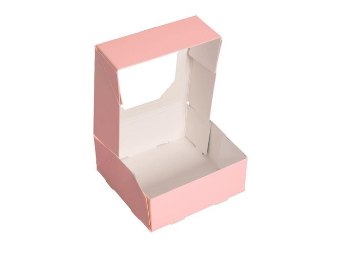 Scalloped Small Treat Box 5pk - Pink