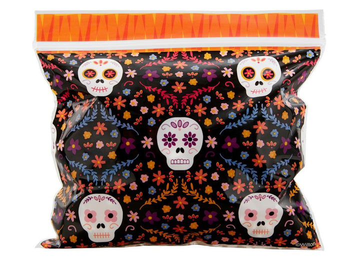 Wilton Day of the Dead Resealable Bags 20pk