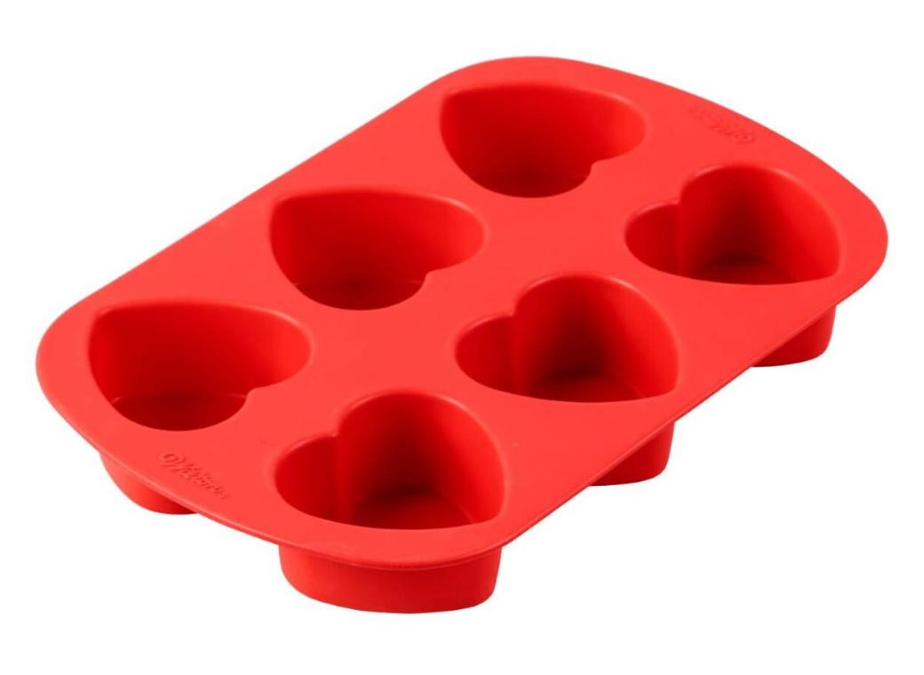 Wilton Hearts Silicone Baking Mould