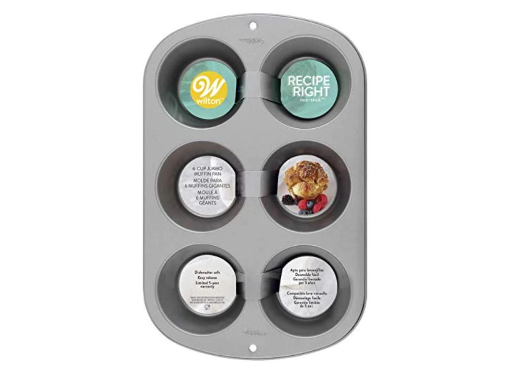 Wilton Recipe Right Jumbo Muffin Pan 6 Cup