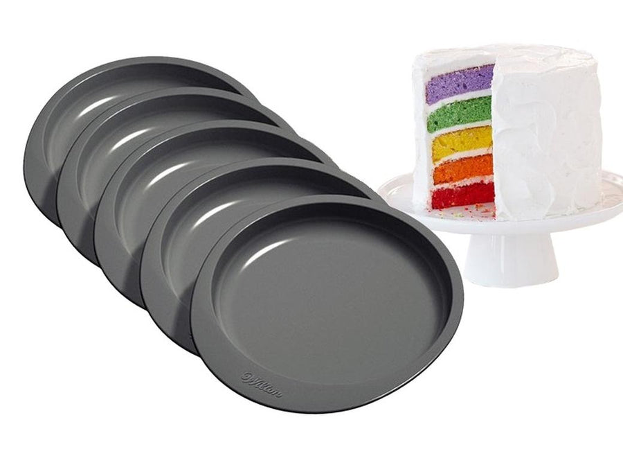 Wilton Easy Layers Layer Cake Pan Set 6