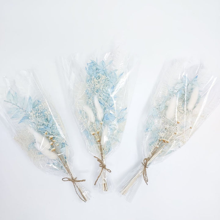 Dried Mixed Florals - Light Blues