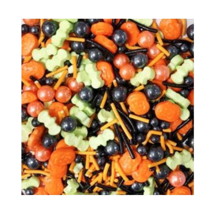 Arcoiris Sprinkles - Halloween Pumpkins & Bats Mix