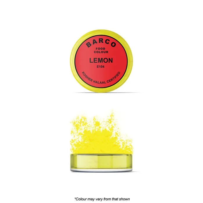 Barco Red Label Food Colour / Dust - Lemon (Non Edible)