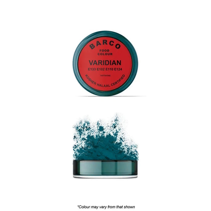 Barco Red Label Food Colour / Dust - Viridian Green