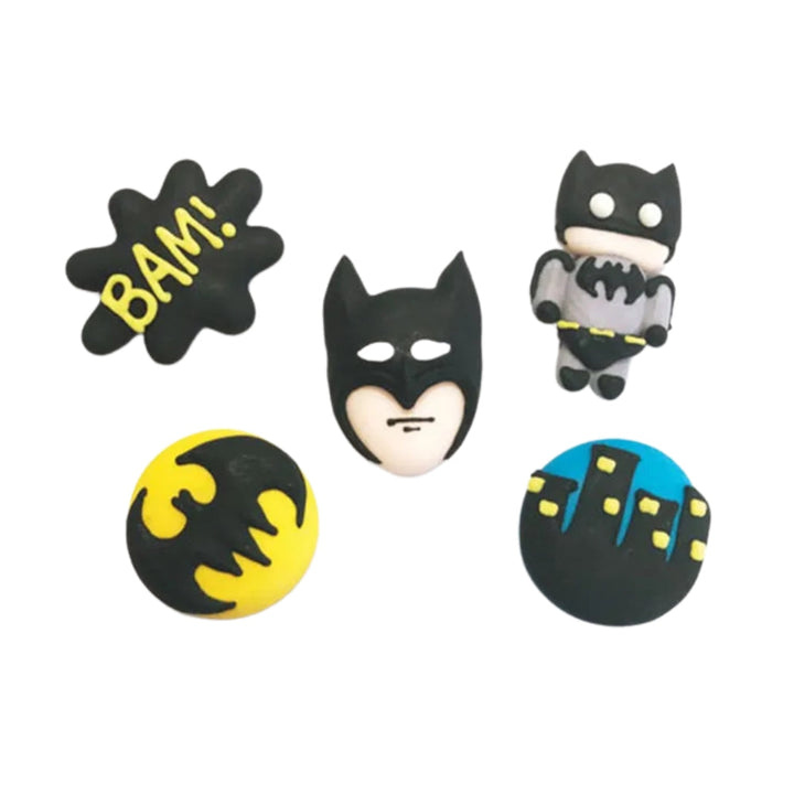 Sugar Icing Decorations 6pk - Batman ** BB Dec 25 **
