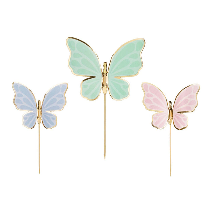 Butterfly Cake Toppers 9pk