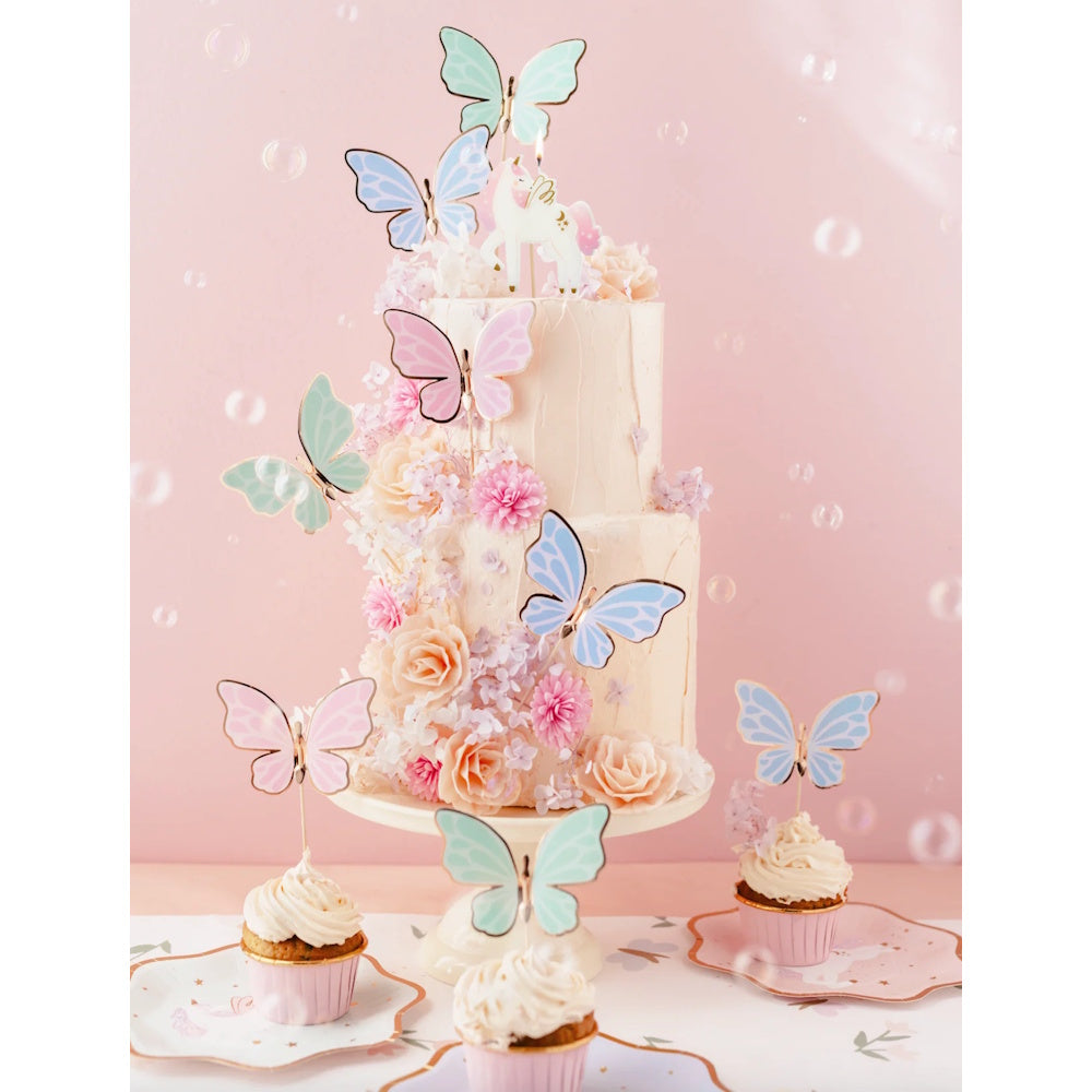 Butterfly Cake Toppers 9pk