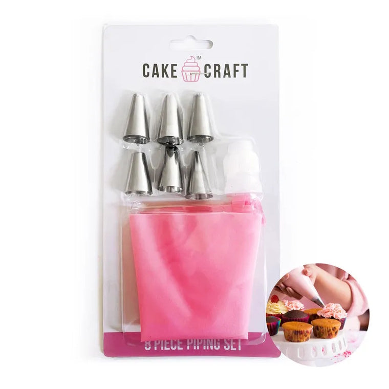 Cake Craft 8-Piece Piping Set