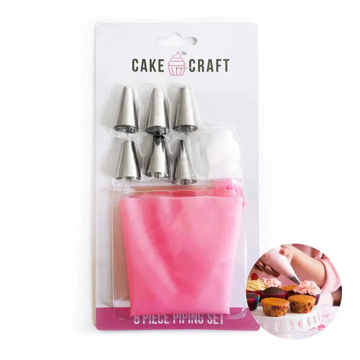 Cake Craft 8-Piece Piping Set