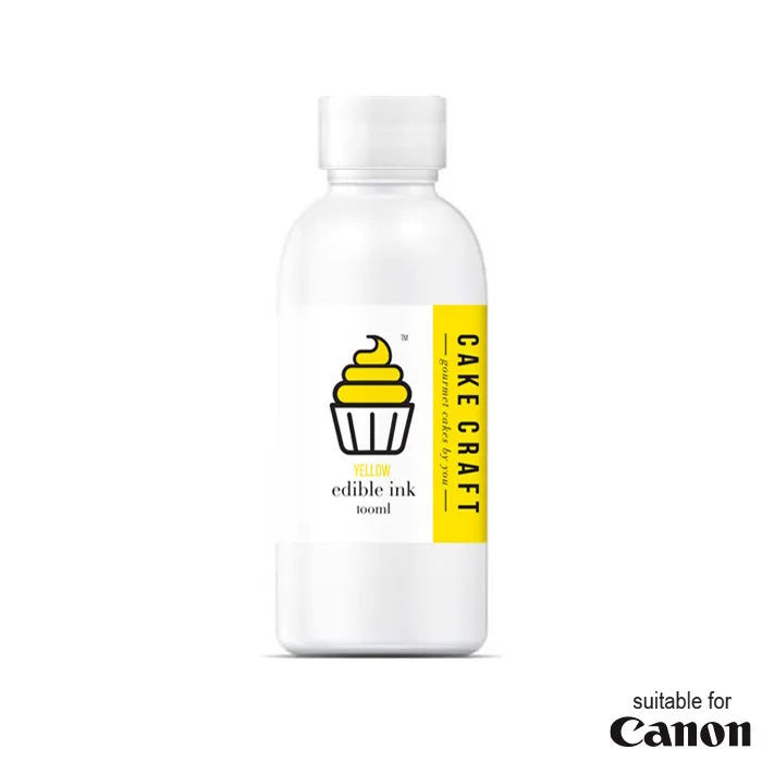 Cake Craft Canon Edible Ink Refill Bottle - Yellow