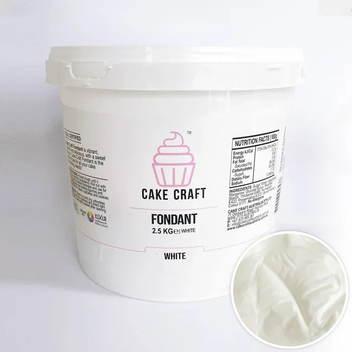 Cake Craft Fondant 2.5kg - White