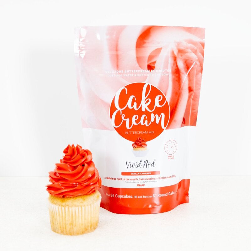 Cake Cream 400g - Vivid Red