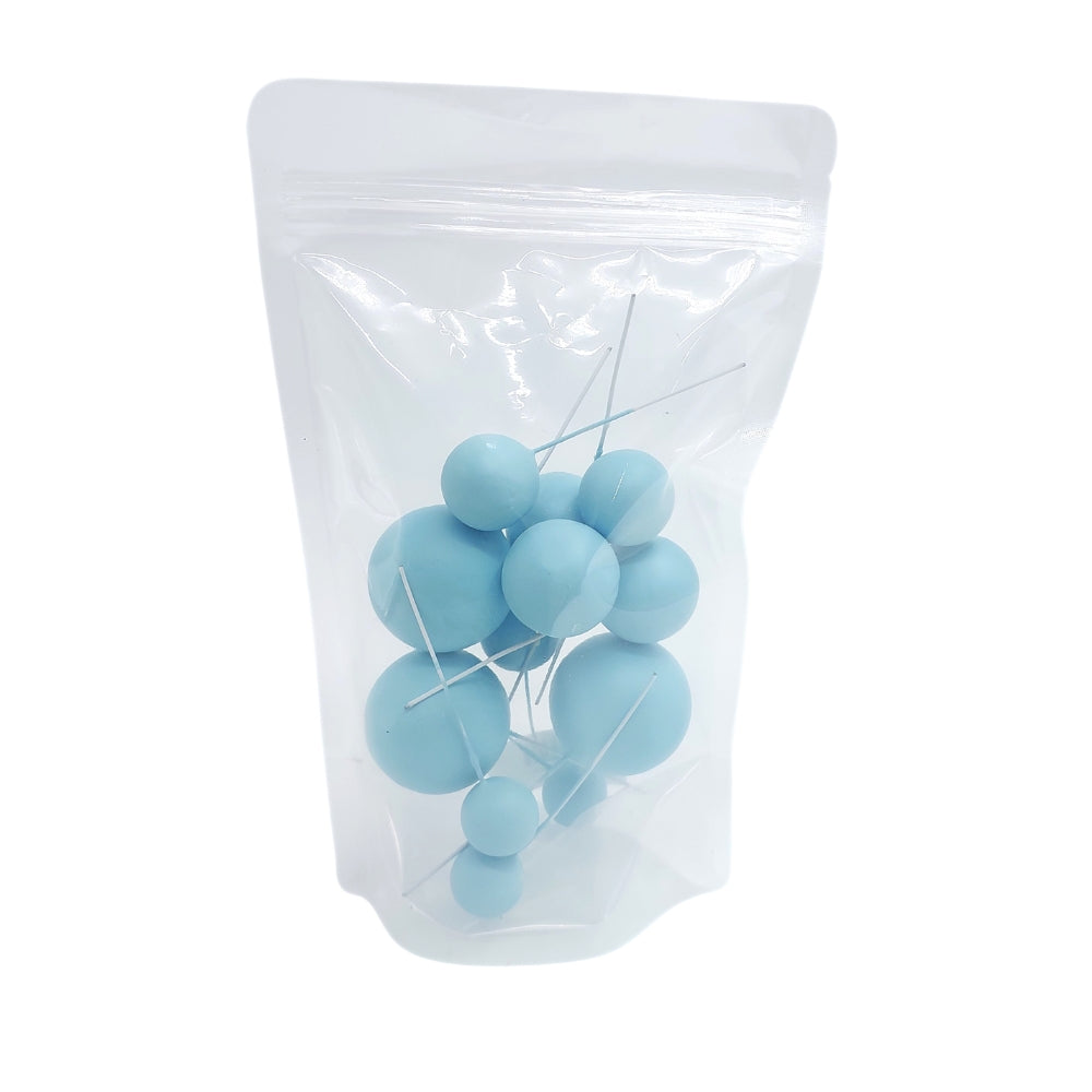 Cake Decorating Balls Blue - 12pk