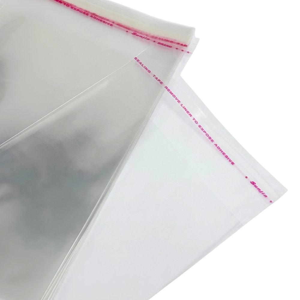 Clear Cellophane Bags (16cm x 16cm) 40pk