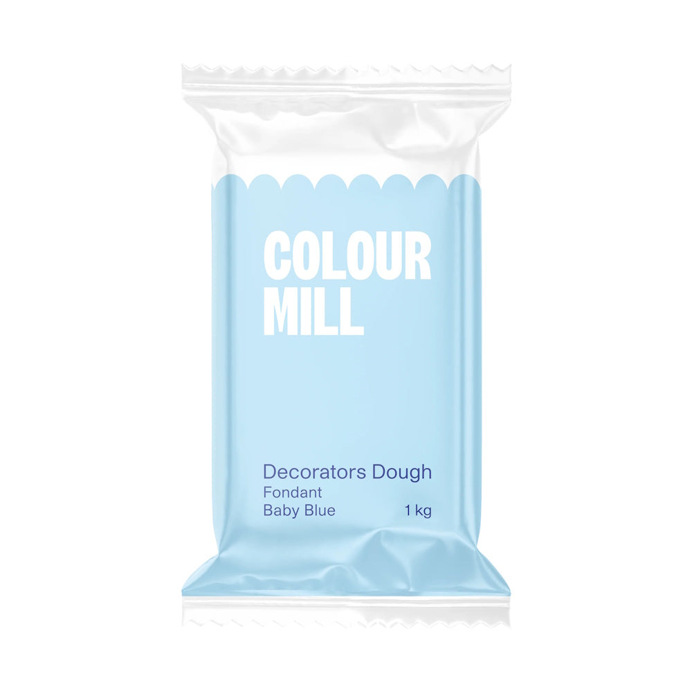 Colour Mill Decorators Dough Fondant - Baby Blue 1kg