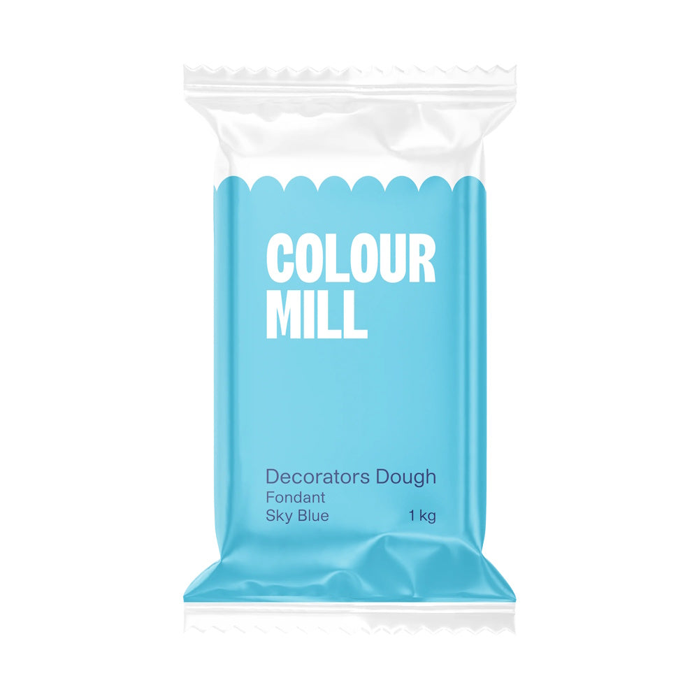 Colour Mill Decorators Dough Fondant - Sky Blue 1kg