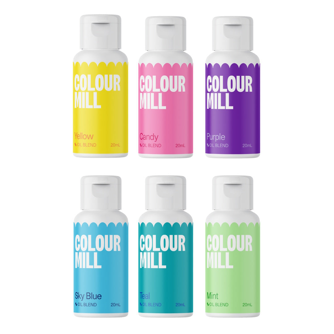Colour Mill Oil Based Colours 6pk - Pool Party