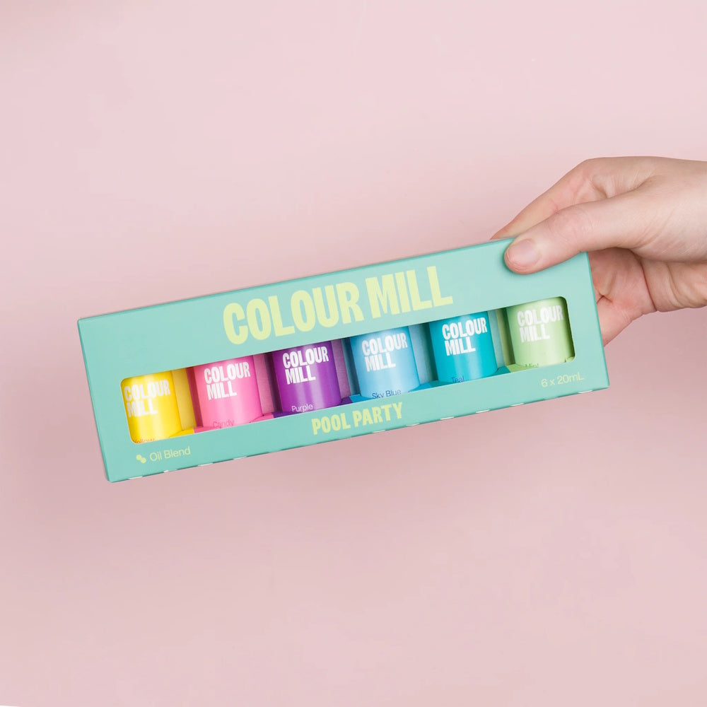 Colour Mill Oil Based Colours 6pk - Pool Party