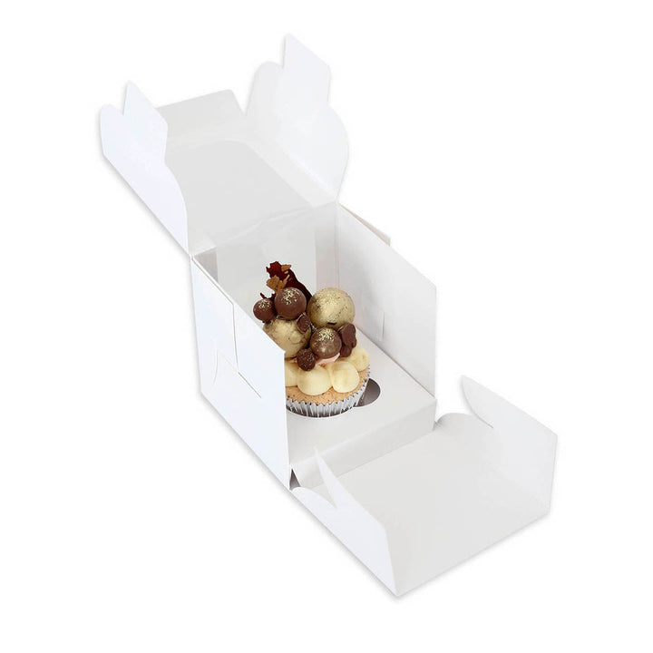 Cupcake Box 4" 1-Hole 10pk