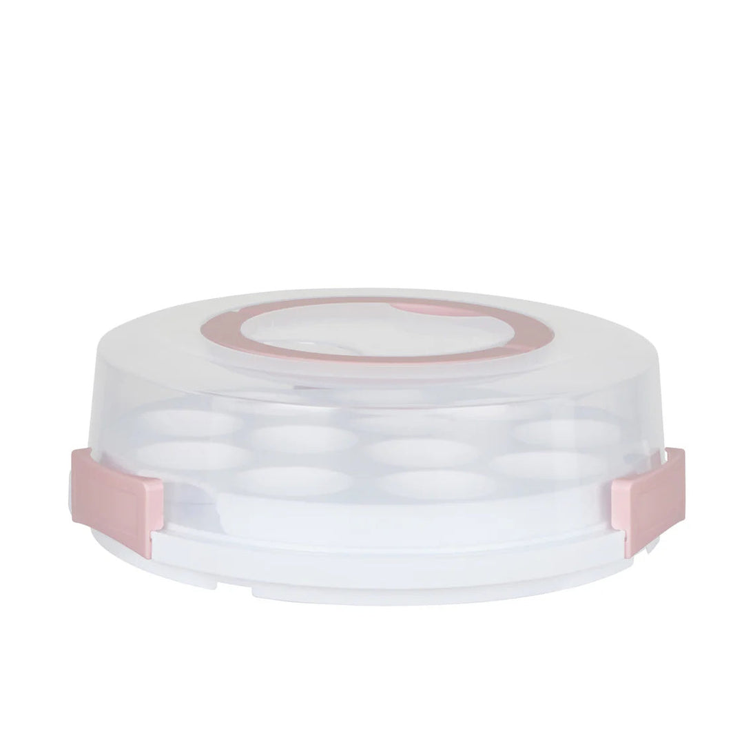 Davis & Waddell 2 in 1 Round Cake & Cupcake Carrier