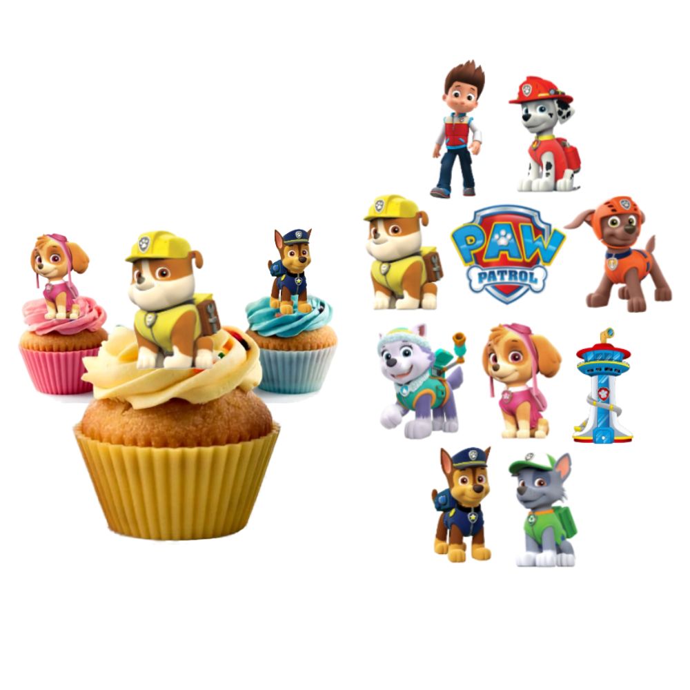 Edible Wafer Toppers - Paw Patrol