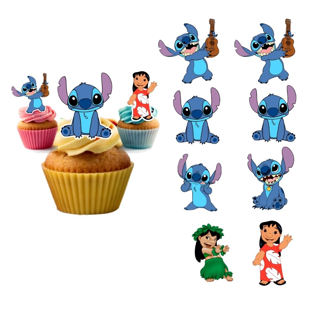 Edible Wafer Toppers - Stitch