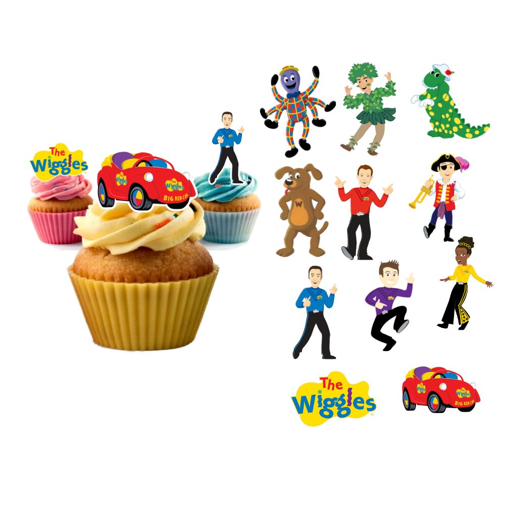 Edible Wafer Toppers - Wiggles