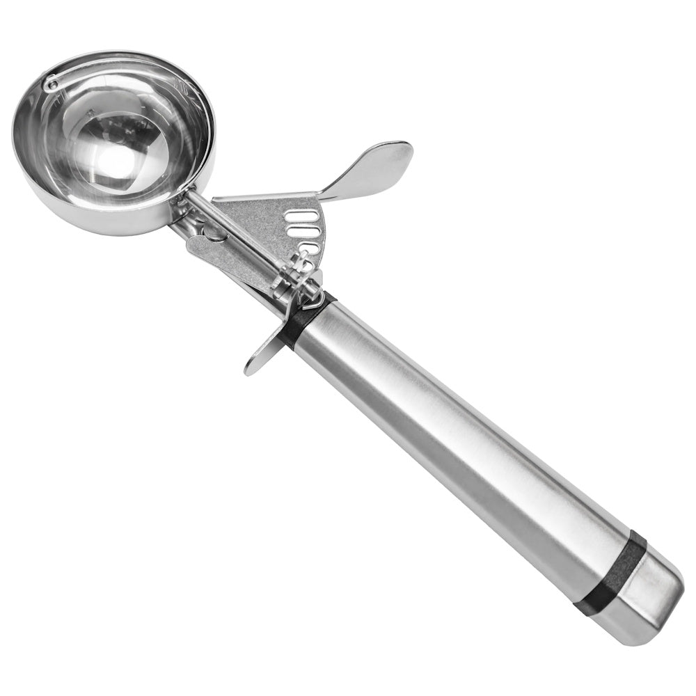 Fat Daddio's Thumb Press Stainless Steel Scoop - Large #16