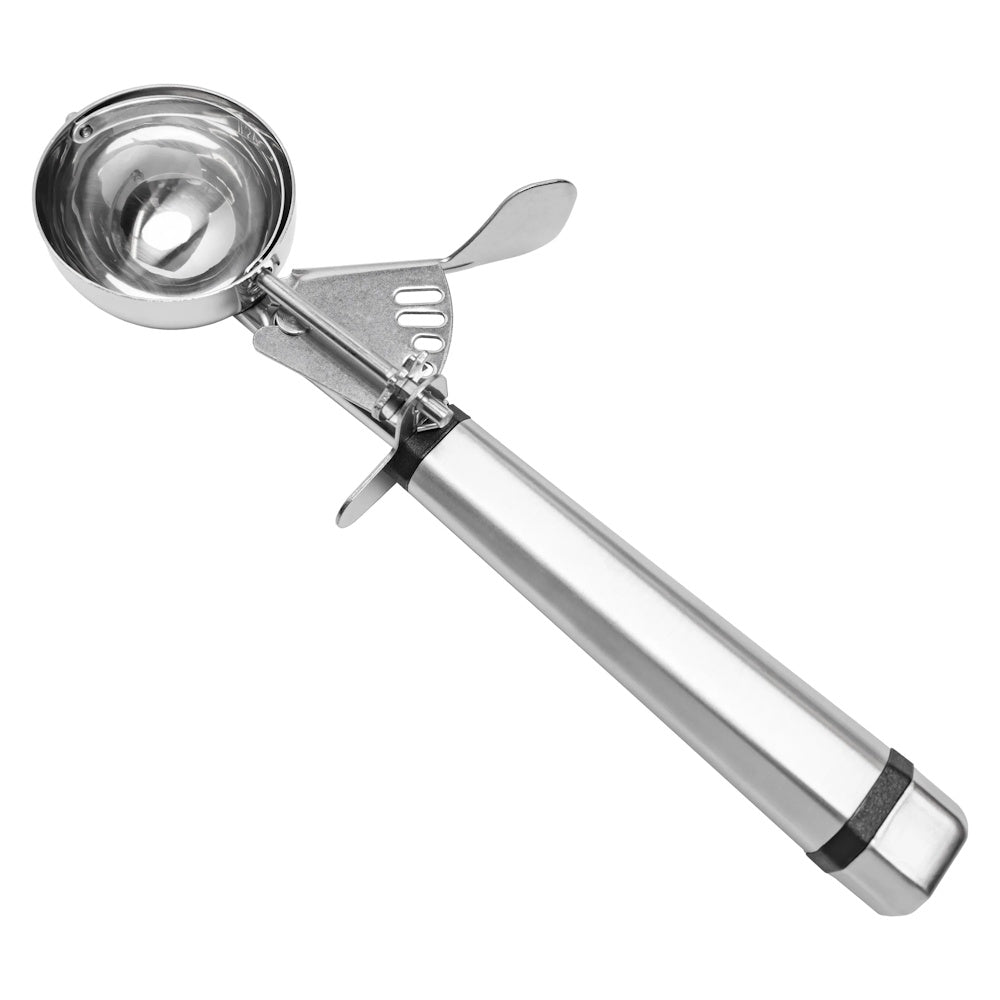 Fat Daddio's Thumb Press Stainless Steel Scoop - Medium #24