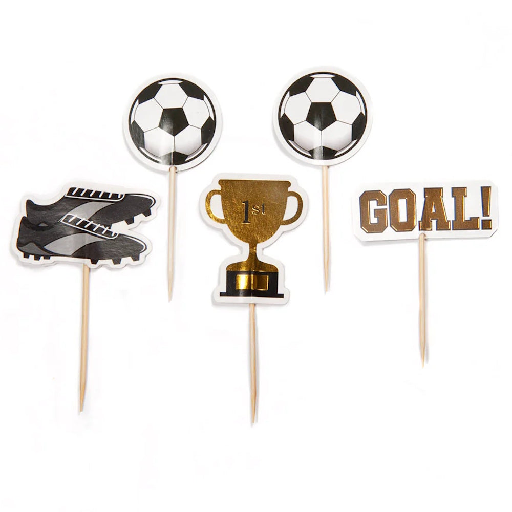 Football Cupcake Toppers 12pk
