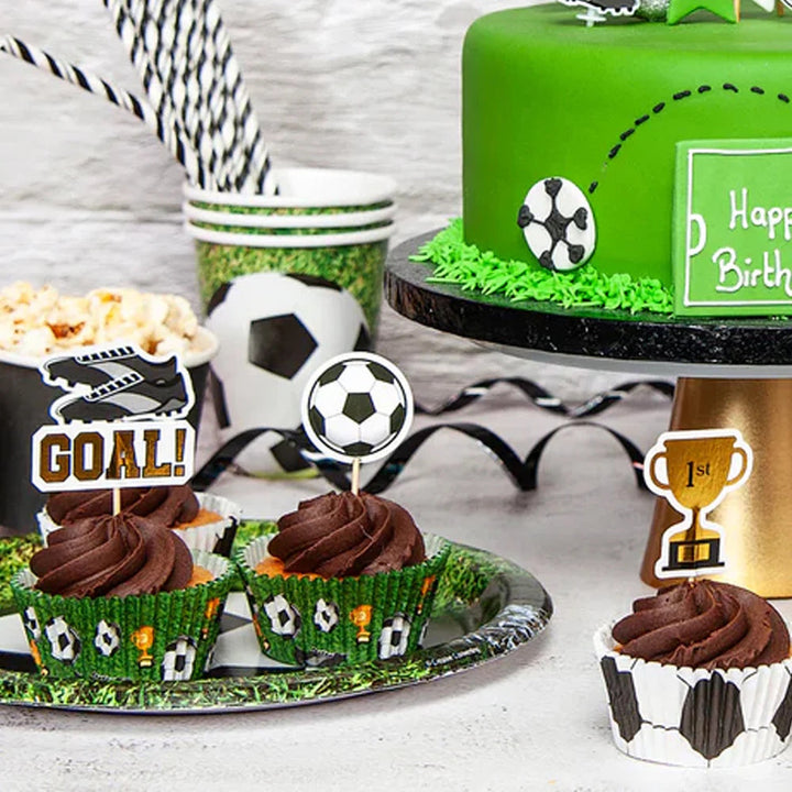 Football Cupcake Toppers 12pk