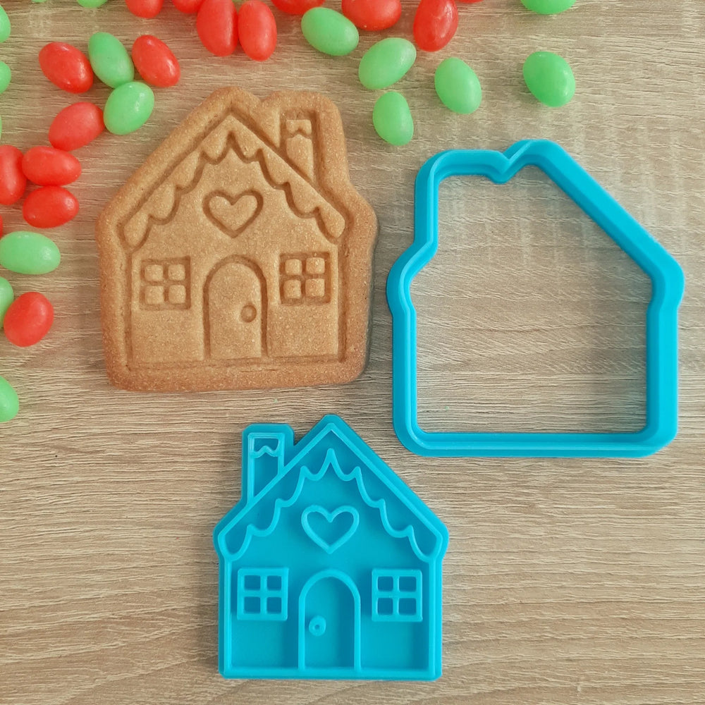 Ann Clark Gingerbread House Cookie Cutter - 4.5 Inch, Made In USA From Food Safe Steel, Holiday Baking & Craft Tool