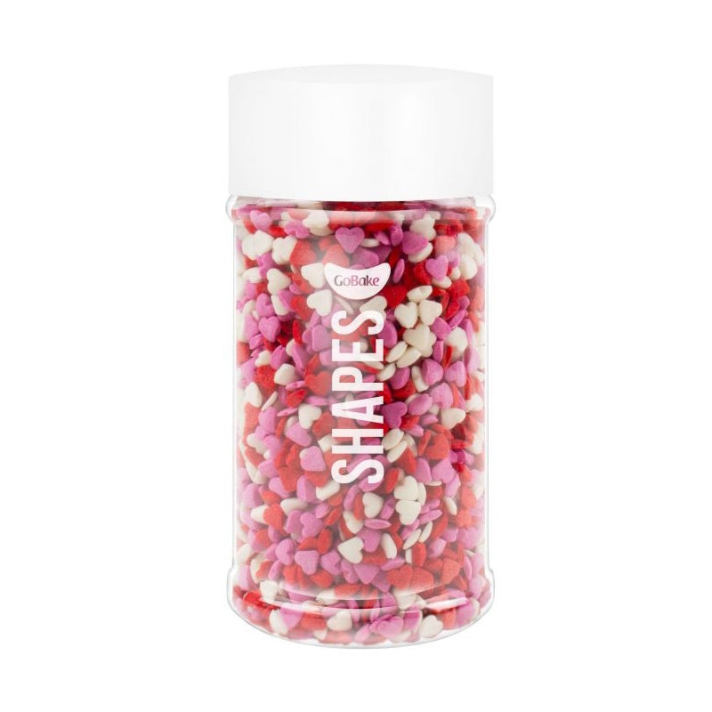 GoBake Sprinkle Shapes Mini Hearts - Bright