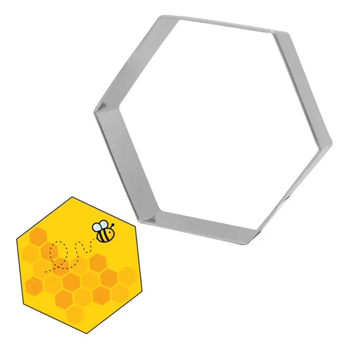 Cake Craft Hexagon Cookie Cutter