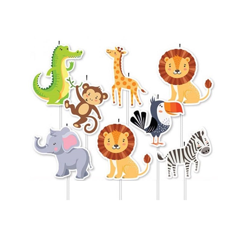 Jungle Candles 8pk