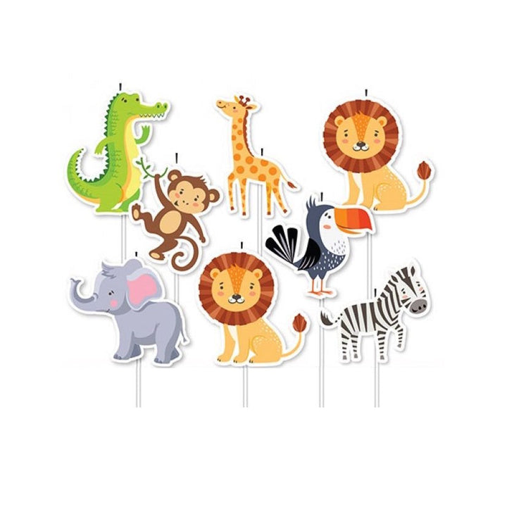 Jungle Candles 8pk