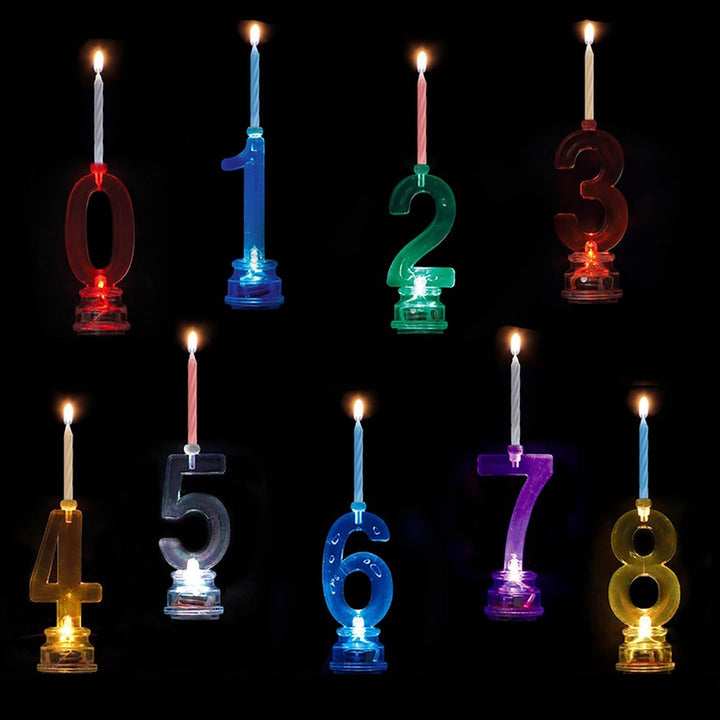 LED Flashing Number Candle - 1
