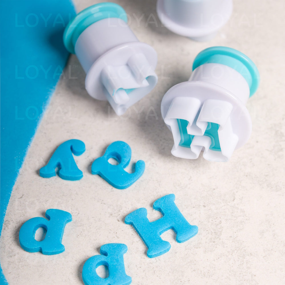 LOYAL Mini Alphabet Plunger Cutters - Lowercase (26pcs)