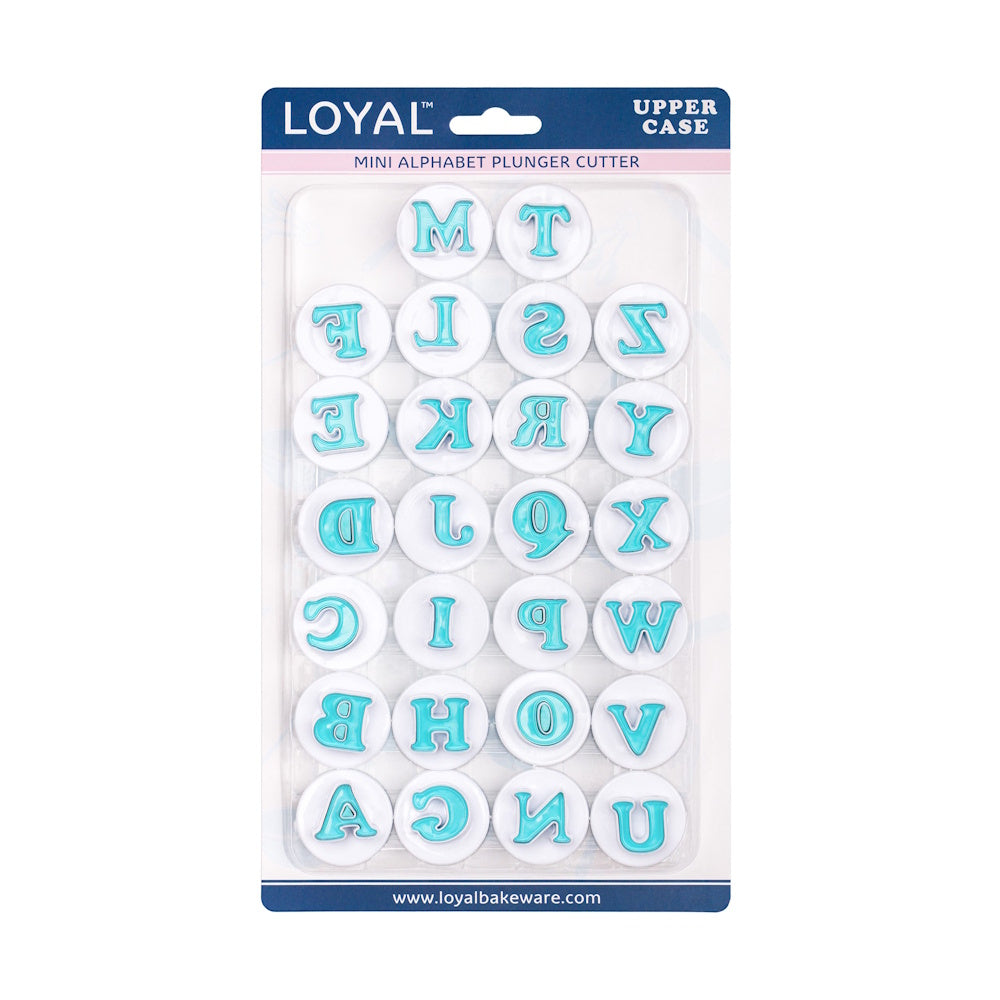 LOYAL Mini Alphabet Plunger Cutters - Uppercase (26pcs)