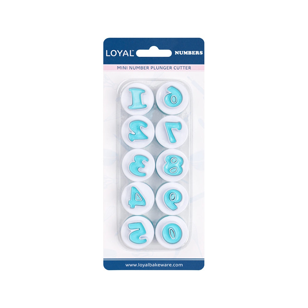 LOYAL Mini Number Plunger Cutters (10pcs)