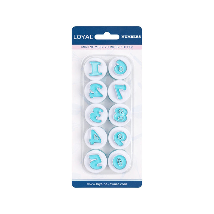 LOYAL Mini Number Plunger Cutters (10pcs)