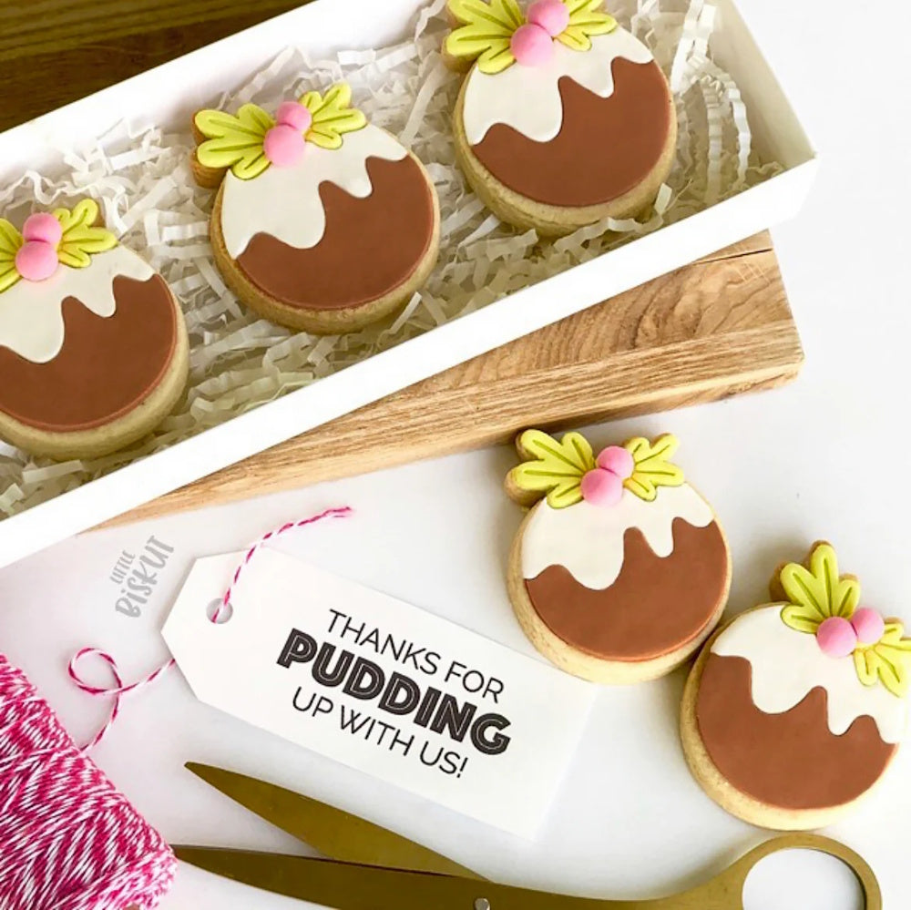 Mini Christmas Pudding Cutter & Embosser Set
