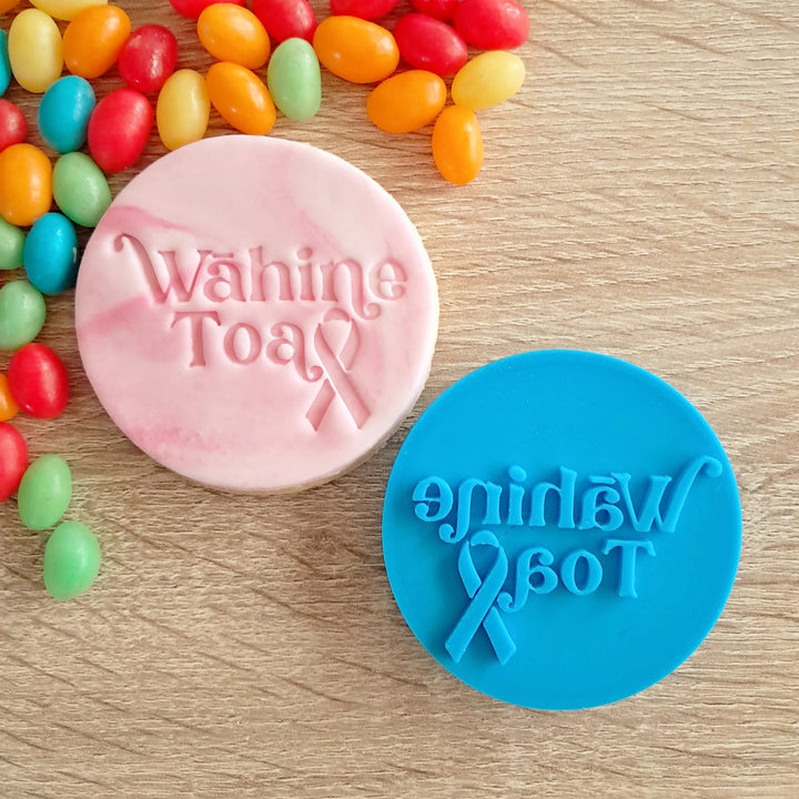 Little Monkey Wāhine Toa (Pink Ribbon) Embosser