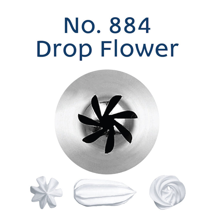 Loyal Drop Flower Piping Tip #884